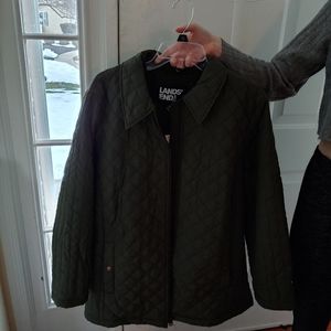 NWT Lands' End Insulated Quilted Barn Jacket 1X